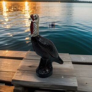 Vintage Avon Wild Turkey, Deep Woods After Shave Bottle Empty